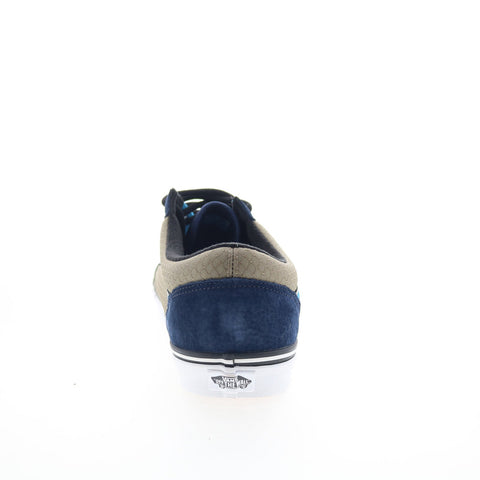 Vans Old Skool VN0A5KRF8Q7 Mens Green Suede Skate Inspired Sneakers Shoes