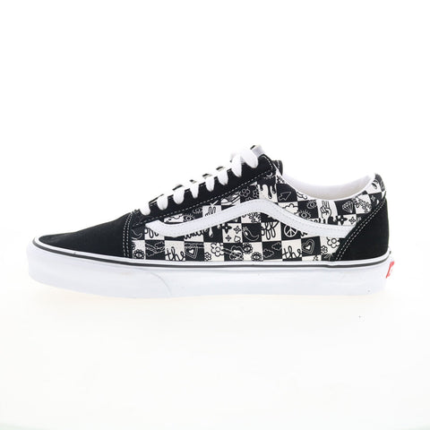 Vans Old Skool VN0A7Q2J6U6 Mens Black Suede Skate Inspired Sneakers Shoes