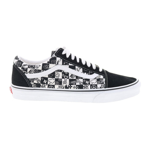 Vans Old Skool VN0A7Q2J6U6 Mens Black Suede Skate Inspired Sneakers Shoes