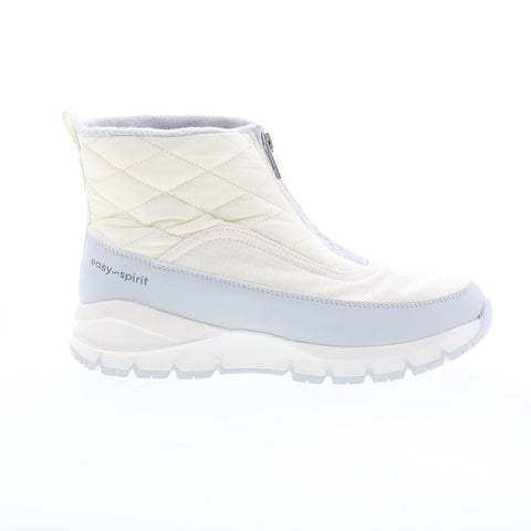 Easy Spirit Wistar 2 Martha Stewart Womens White Canvas Casual Dress Boots