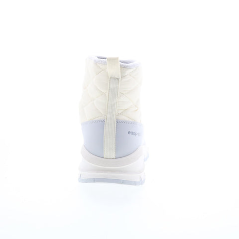 Easy Spirit Wistar 2 Martha Stewart Womens White Canvas Casual Dress Boots