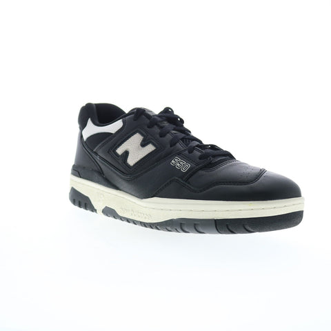 New Balance 550 XBB550LBW Mens Black Leather Lifestyle Sneakers Shoes
