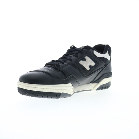 New Balance 550 XBB550LBW Mens Black Leather Lifestyle Sneakers Shoes