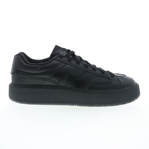 New Balance 302 XCT302LB Mens Black Leather Lifestyle Sneakers Shoes