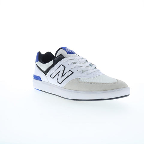 New Balance 574 XCT574LFJ Mens White Leather Lifestyle Sneakers Shoes