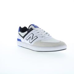 New Balance 574 XCT574LFJ Mens White Leather Lifestyle Sneakers Shoes