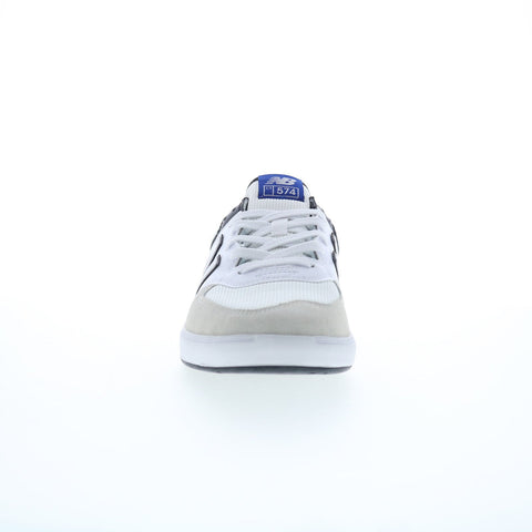 New Balance 574 XCT574LFJ Mens White Leather Lifestyle Sneakers Shoes