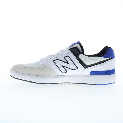 New Balance 574 XCT574LFJ Mens White Leather Lifestyle Sneakers Shoes