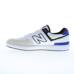 New Balance 574 XCT574LFJ Mens White Leather Lifestyle Sneakers Shoes