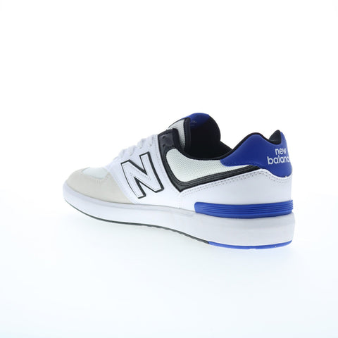 New Balance 574 XCT574LFJ Mens White Leather Lifestyle Sneakers Shoes