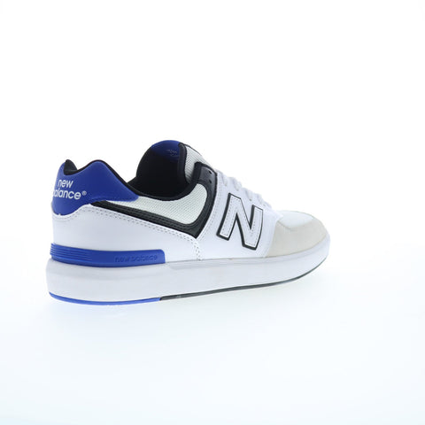 New Balance 574 XCT574LFJ Mens White Leather Lifestyle Sneakers Shoes
