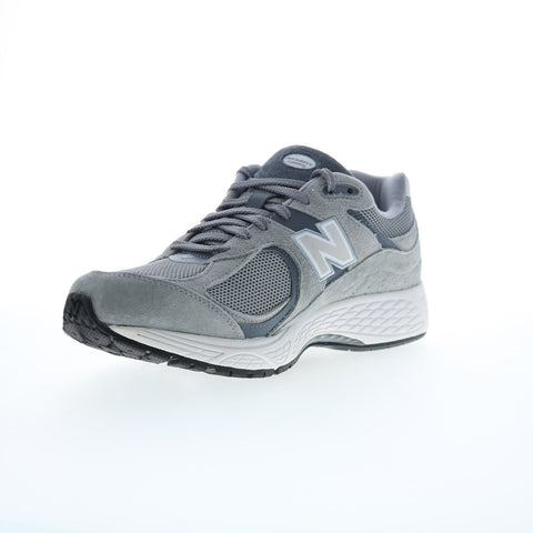 New Balance 2002 XM2002RST Mens Gray Suede Lifestyle Sneakers Shoes