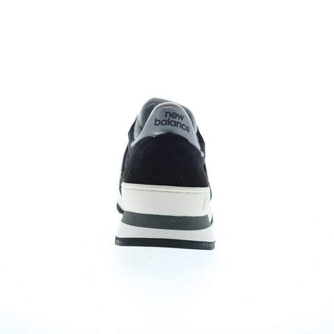 New Balance 990 XM990BK1 Mens Black Suede Lifestyle Sneakers Shoes