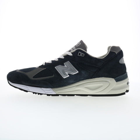 New Balance 990 XM990NB2 Mens Blue Suede Lifestyle Sneakers Shoes