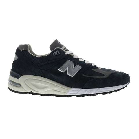 New Balance 990 XM990NB2 Mens Blue Suede Lifestyle Sneakers Shoes