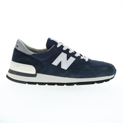 New Balance 990 XM990NV1 Mens Blue Canvas Lifestyle Sneakers Shoes