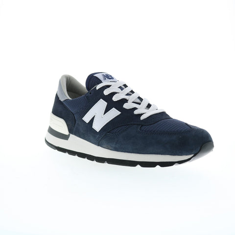 New Balance 990 XM990NV1 Mens Blue Canvas Lifestyle Sneakers Shoes