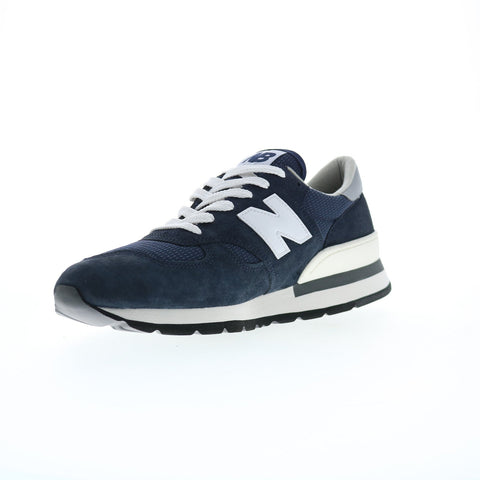 New Balance 990 XM990NV1 Mens Blue Canvas Lifestyle Sneakers Shoes