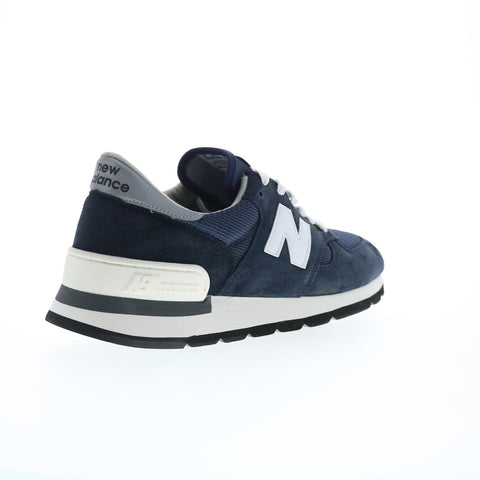 New Balance 990 XM990NV1 Mens Blue Canvas Lifestyle Sneakers Shoes