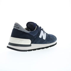 New Balance 990 XM990NV1 Mens Blue Canvas Lifestyle Sneakers Shoes