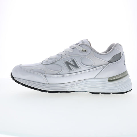 New Balance 992 XM992WL Mens White Leather Lifestyle  Sneakers Shoes