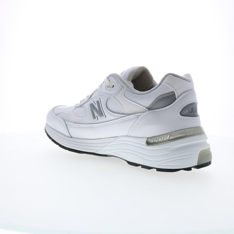 New Balance 992 XM992WL Mens White Leather Lifestyle  Sneakers Shoes