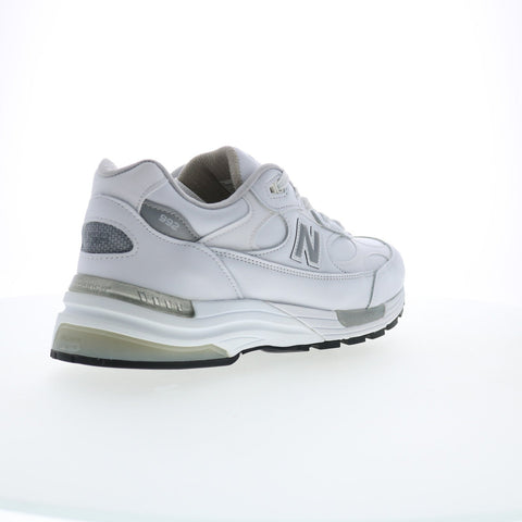 New Balance 992 XM992WL Mens White Leather Lifestyle  Sneakers Shoes