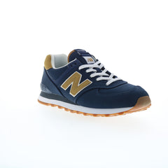 New Balance 574 XML574BC2 Mens Blue Canvas Lifestyle Sneakers Shoes