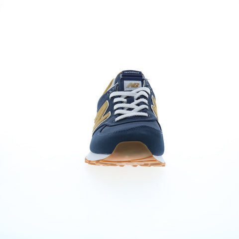 New Balance 574 XML574BC2 Mens Blue Canvas Lifestyle Sneakers Shoes