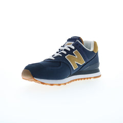 New Balance 574 XML574BC2 Mens Blue Canvas Lifestyle Sneakers Shoes