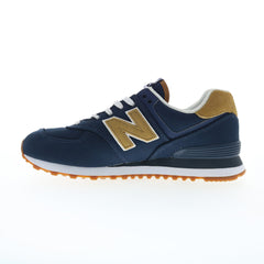 New Balance 574 XML574BC2 Mens Blue Canvas Lifestyle Sneakers Shoes