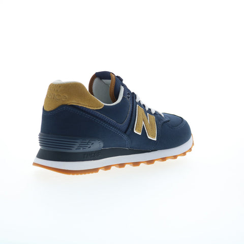 New Balance 574 XML574BC2 Mens Blue Canvas Lifestyle Sneakers Shoes