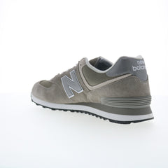 New Balance 574 XML574EVG Mens Gray Wide Suede Lifestyle Sneakers Shoes
