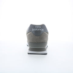 New Balance 574 XML574EVG Mens Gray Wide Suede Lifestyle Sneakers Shoes