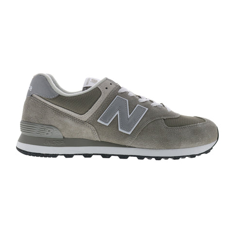 New Balance 574 XML574EVG Mens Gray Wide Suede Lifestyle Sneakers Shoes
