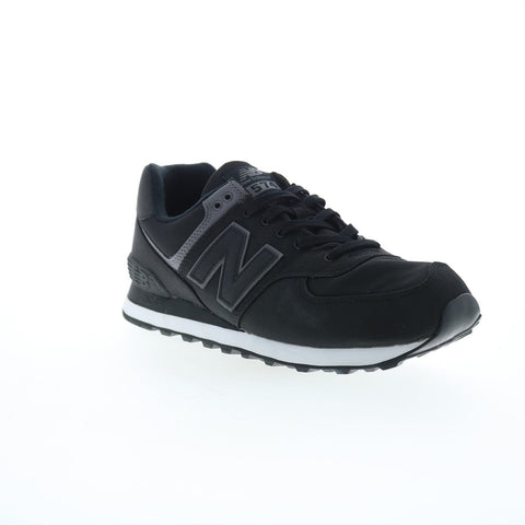 New Balance 574 XML574JJ2 Mens Black Canvas Lifestyle Sneakers Shoes