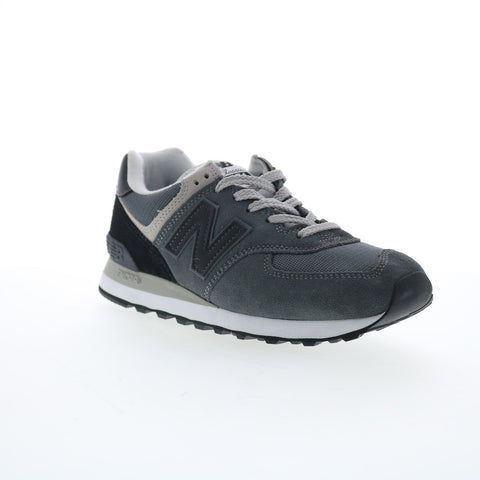 New Balance 574 XML574OS2 Mens Gray Suede Lifestyle Sneakers Shoes