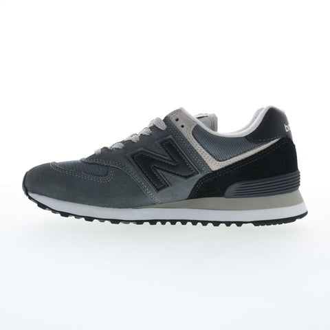 New Balance 574 XML574OS2 Mens Gray Suede Lifestyle Sneakers Shoes