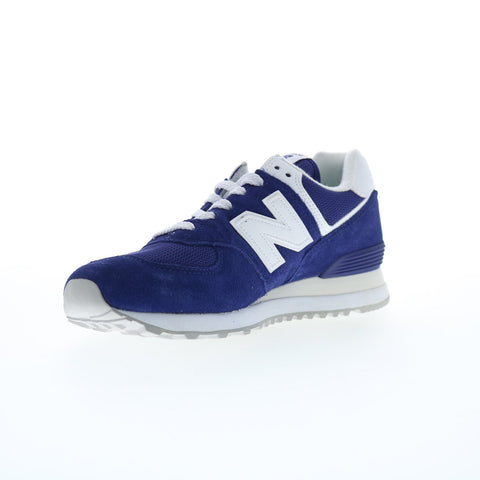 New Balance 574 XML574PK2 Mens Blue Suede Lifestyle Sneakers Shoes