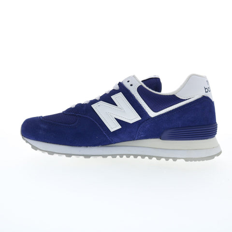 New Balance 574 XML574PK2 Mens Blue Suede Lifestyle Sneakers Shoes