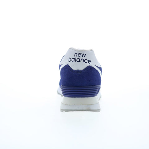New Balance 574 XML574PK2 Mens Blue Suede Lifestyle Sneakers Shoes