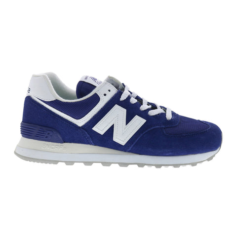 New Balance 574 XML574PK2 Mens Blue Suede Lifestyle Sneakers Shoes