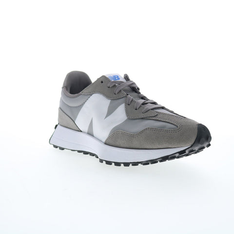 New Balance 327 XMS327CPI Mens Gray Suede Lifestyle Sneakers Shoes