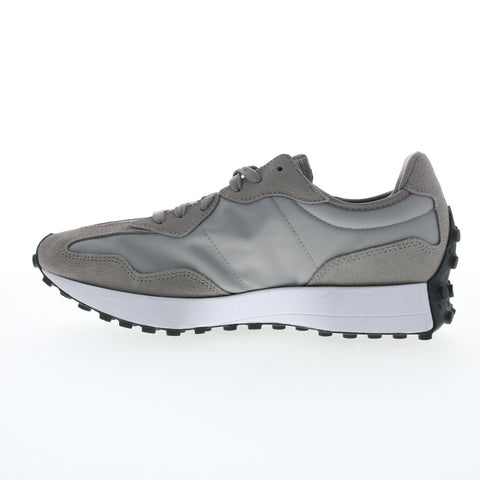 New Balance 327 XMS327CPI Mens Gray Suede Lifestyle Sneakers Shoes