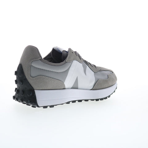 New Balance 327 XMS327CPI Mens Gray Suede Lifestyle Sneakers Shoes