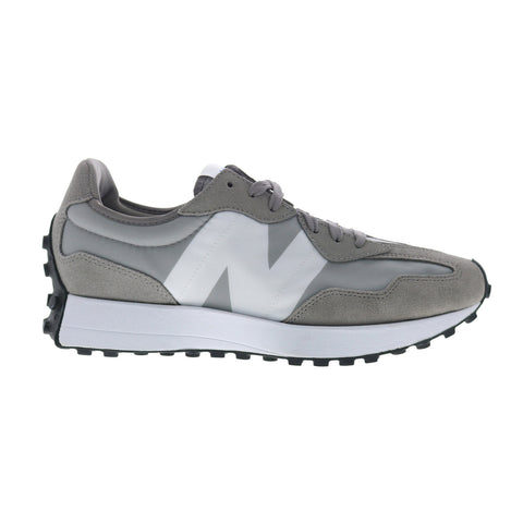 New Balance 327 XMS327CPI Mens Gray Suede Lifestyle Sneakers Shoes