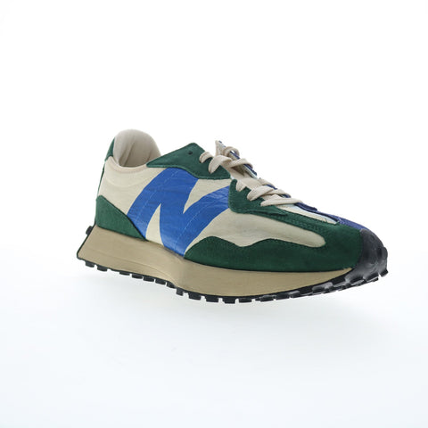 New Balance 327 XMS327VB Mens Beige Suede Lifestyle  Sneakers Shoes
