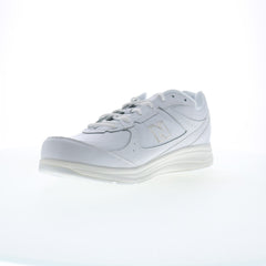 New Balance 577 XMW577WT Mens White Wide Leather Lifestyle Sneakers Shoes