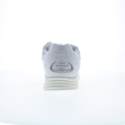 New Balance 577 XMW577WT Mens White Wide Leather Lifestyle Sneakers Shoes