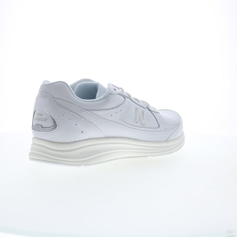 New Balance 577 XMW577WT Mens White Wide Leather Lifestyle Sneakers Shoes